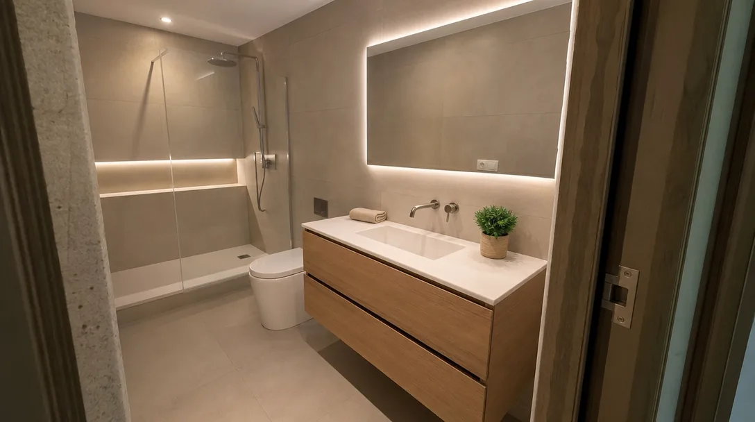Reforma de baño de diseño en Sant Boi de Llobregat